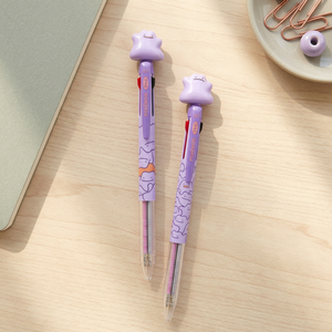Pokemoned Ditto 3 Color 0.7mm <b>Ballpoint</b> <b>Pen</b> 30 PCS Korean Kids Stationery Cute Character Anime Bulk Distributor Wholesale - Product Image 3