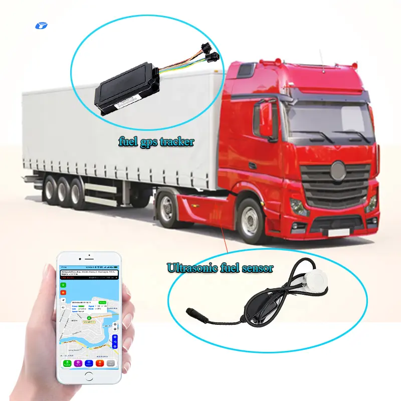 Sensor de nivel de combustible para camiones, dispositivo de seguimiento GPS, módulo de sensor GPS, monitoreo de temperatura