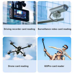 Station d'accueil 5 en 1 haute vitesse 5 Gbps en alliage d'aluminium, hub <span class=keywords><strong>USB</strong></span>-<span class=keywords><strong>C</strong></span>, lecteur de cartes TF/MicroSD/<span class=keywords><strong>SD</strong></span>, USB3.0, USB2.0, en stock - Product Image 3