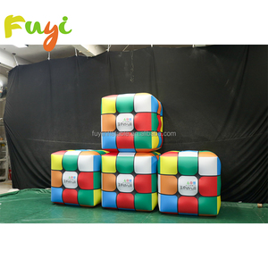 Décoration commerciale de taille personnalisée <span class=keywords><strong>ballon</strong></span> publicitaire géant Rubik's <span class=keywords><strong>Cube</strong></span> gonflable pour événement en plein air - Product Image 6