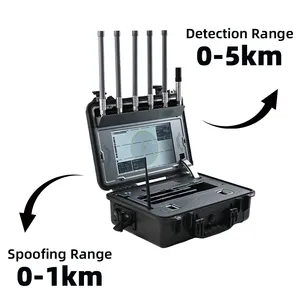 Dispositivo Integrato di Rilevamento e Disturbo Droni 100MHz-6GHz, Rilevatore UAV con Portata di Disturbo GNSS di 1km - Product Image 1