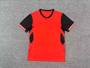 Camiseta de Fútbol Austriaca Personalizable con Impresión Transpirable 2026-27 para Hombre, Nombre Personalizado, Nombre del Equipo, Poliéster de Secado Rápido - Product Image 1