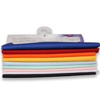 Tissu uni teint de haute qualité en polyester/coton, en rouleaux, pour draps, literie, matelas, vêtements, robes, sacs légers pour garçons
