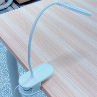2022 lampe Portable à col de cygne, interrupteur tactile, LED USB, pince de veilleuse, lampe de bureau