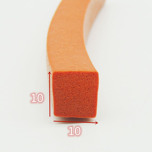 Silicone Foam Sealing Strip Rectangle 100mm <b>Adhesive</b> Backing <b>Waterproof</b> Dustproof Seal - Product Image 3