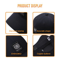 Casquette sur mesure pour homme avec ajustement réglable, broderie patchwork, style cool et tendance, casquettes de baseball personnalisées à calotte profonde