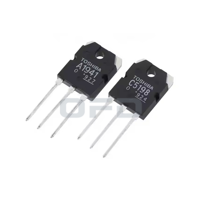 2SC5198 2SA1941 TO-3PN NPN/PNP Power BJT Transistor Through Hole Silicon NPN/PNP Power Bipolar Transistor 2SC5198 2SA1941
