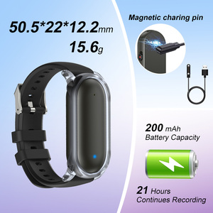 Wearable Note Pin 64GB AI Voice Recorder Magnetic Audio Recorder with Noise Reduction Necklace AI notetaker - Product Image 3