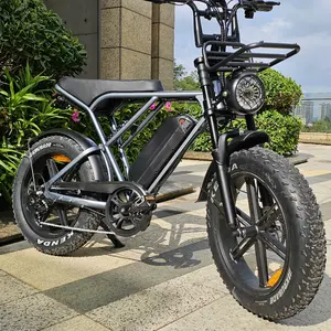 2024 OUXI H9 3.0 Electric Fat Bike Hydraulic Disc Brake Fat Electric Bicycle In EU USA Warehouse Fat Tire E Bike 1000w 750w 250w