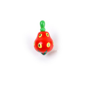 Autonomy Wooden Fruit Spinning Top <b>Mini</b> Educational Toy For Children 4-6 Years <b>Old</b> Rotation Craft - Product Image 2