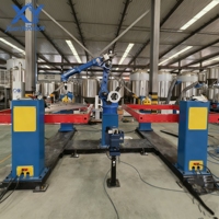 Station de soudage automatique PLC à entraînement électromécanique pour pipeline, ligne de préfabrication de tuyaux sur mesure, robot de découpe de tuyaux