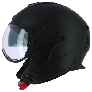Casque de moto ASTONE HELMETS, visage ouvert, ABS, MINISPORT S6, noir mat, vente d'usine 2024, best-seller - Product Image 1