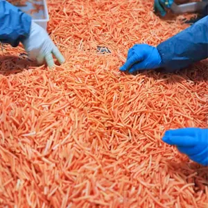 Manufacturer Custom Guangye IQF Halal Plastic Bag Organic Freezing Vegetables Frozen Diced Carrot Quick Frozen Diced Carrots