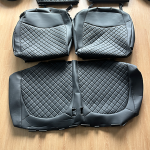 Xiangta <span class=keywords><strong>Precio</strong></span> al por mayor Nuevo diseño Funda de asiento de coche original de lujo Costura de diamante Fundas de asiento de coche de cuero de ajuste personalizado - Product Image 4