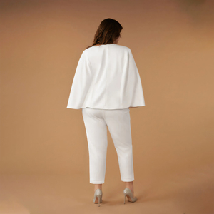 TEENYEE Charme Grande Taille Trois Pièces En Dentelle Chérie Robe De Mariée Longueur Cheville Élégant <span class=keywords><strong>Pantalon</strong></span> De <span class=keywords><strong>Mariage</strong></span> pour La Mariée - Product Image 6