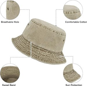 Custom Logo New Fashion Summer Outdoor Sports Cowboy Bucket Hat <b>Sunscreen</b> Fisherman Caps Bucket Hats - Product Image 2