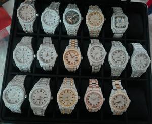 Reloj de diamantes de cuarzo antiguo con estilo de alta demanda, esfera de cristal, banda de acero inoxidable para aniversarios, cumpleaños, recompensas corporativas - Product Image 2