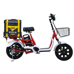 E 스쿠터 ebike 전기 자전거 전기 스쿠터 페달 음식 배달 전기 자동차
