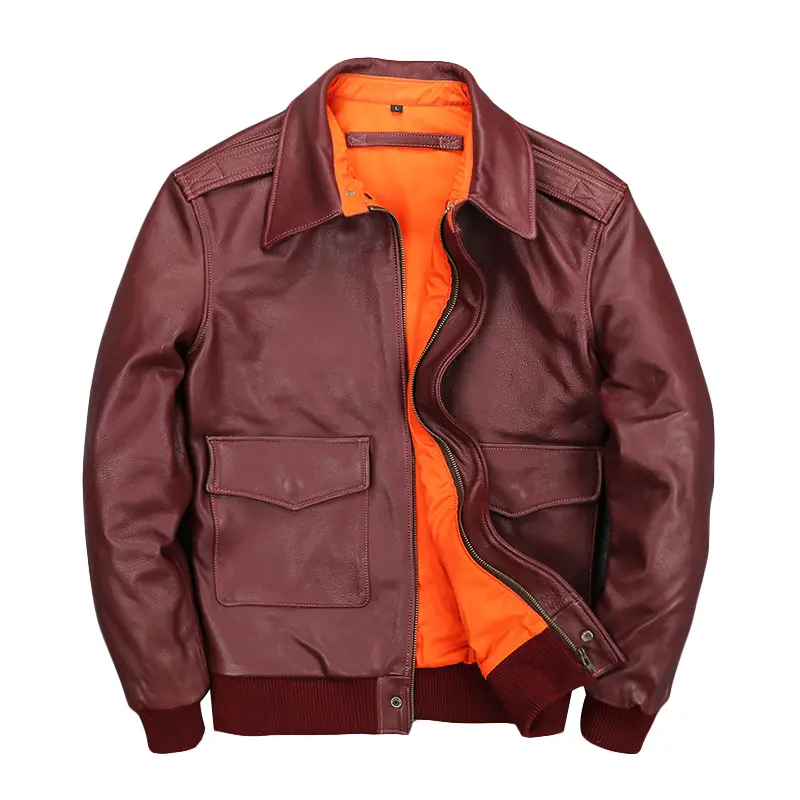 Buy Men's Pure Cowhide Leather Moto Jacket/ Pakistan Made Biker Leather Jacket