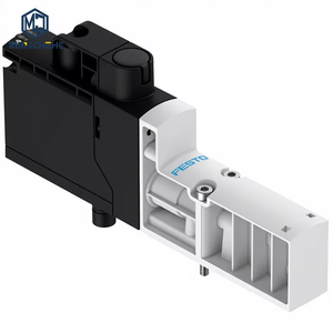 วาล์วนิวแมติกแบบโซลินอยด์ VSVA-BT-M32CS2-MS-A2-1T6L-PA มาตรฐาน ISO 15407-2 แบบ 3/2 ทาง ติดตั้งบนฐานย่อย กว้าง 26 มม. วาล์วควบคุมลมอัตโนมัติ - Product Image 1