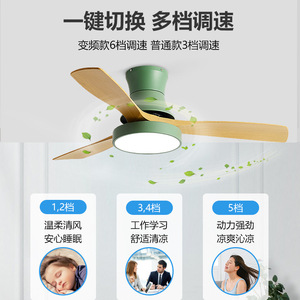 <b>Ceiling</b> Fan <b>Light</b> With Led <b>Light</b> Fixed Blade For Living Room Bedroom 15-30 Sqm Integrated Electric Fan Lamp - Product Image 3