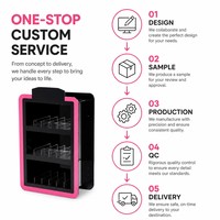 Meuble de présentation LED en acrylique sur mesure pour cigarettes, étagère à huiles essentielles, présentoir à cigarettes, présentoir pour tabac
