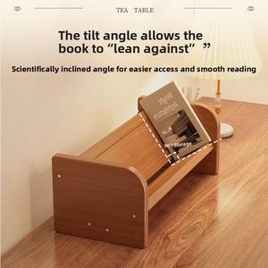 Étagère <span class=keywords><strong>de</strong></span> rangement compacte et portable en bambou, style moderne et simple, pour <span class=keywords><strong>la</strong></span> <span class=keywords><strong>maison</strong></span>, <span class=keywords><strong>la</strong></span> chambre <span class=keywords><strong>à</strong></span> coucher, le bureau - Product Image 2