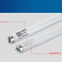 Tube lumineux D65 Master TLD 18W 2 pieds, lampe fluorescente avec garantie d'un an, CRI 95% pour boîte à lumière couleur