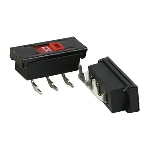 Fornecedor profissional micro interruptor tipo díptico interruptor deslizante de 3 pinos interruptor de alternância de 2 posições