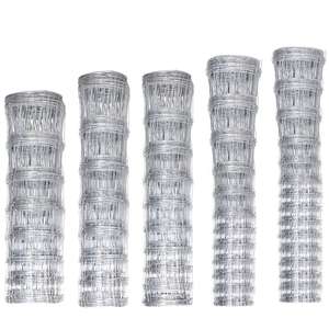 ลวดเหล็กเคลือบพีวีซีชุบสังกะสีรั้วปศุสัตว์บานพับหน้าพีวีซีขดลวดลวดหนามสำหรับการป้องกันสนามฟาร์ม - Product Image 1