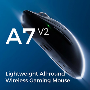 Souris de jeu sans fil MCHOSE A7 V2 Ultra+ Tri-Mode avec station de charge magnétique, 59G, double mode filaire/sans fil, polling 8K, autonomie de 130h - Product Image 2