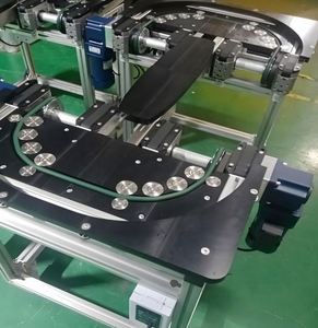 Powered Roller Conveyors for Pallets Stainless Steel Automated Pallet Handling System Featuring Fixed Mounting Turntable Options - Product Image 3