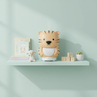 Diffuseur d'arômes électrique en plastique à évaporation, humidificateur d'air, machine d'aromathérapie, lumière multicolore, en forme d'animal, pour hôtel et maison