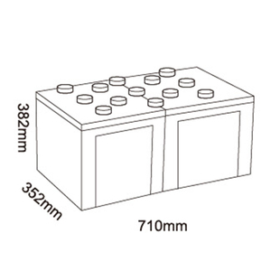 Batterie solaire au plomb-acide VRLA à cycle profond longue durée Mhb ML2500-<span class=keywords><strong>2</strong></span> 2500 Ah 2V 2500ah pour centrale électrique - Product Image 2