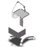 Chariot pour machine laser, chariot pour appareil laser, chariot pour appareil de traitement laser