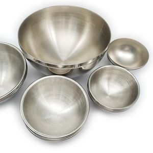 Mangkuk setengah bola logam besar, kap lampu berongga <span class=keywords><strong>Stainless</strong></span> <span class=keywords><strong>Steel</strong></span> 300mm 400mm 500mm untuk bagian perangkat keras dan bola bantalan - Product Image 1