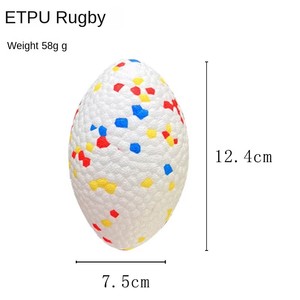 Fábrica Fornecedor Durável Leve <span class=keywords><strong>Pet</strong></span> Produto Seguro Bouncy Rugby ETPU <span class=keywords><strong>Dog</strong></span> Ball Treat Toy - Product Image 3