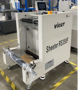 <span class=keywords><strong>Machine</strong></span> de découpe de feuilles d'étiquettes Vicut RS350F à alimentation par rouleau pour feuilles vierges - Product Image 5