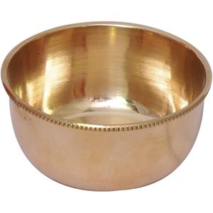 Ensemble de vaisselle en laiton indien traditionnel magnifiquement fabriqué à la main 16 pièces Thali assiette bols verres cuillère vaisselle cadeau - Product Image 2