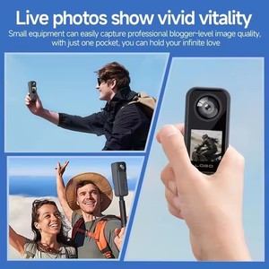 Cámara de Acción Relee <span class=keywords><strong>4K</strong></span> con WiFi, Cámara POV Portátil para el Cuerpo, Delantera y Trasera, para Vlogging, Cámara para Casco de Motocicleta y Ciclismo - Product Image 2