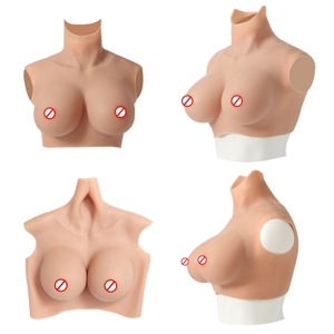 Prótesis de Senos de Silicona, Pechos Falsos Grandes y Sexys para Halloween, Espectáculos, Transformación de Hombre a Mujer, Travesti - Product Image 1