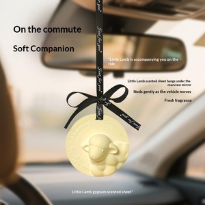 Pendentif suspendu parfumé en forme de mouton mignon, parfum longue durée, décoration pour armoire, chambre, intérieur et intérieur de voiture - Product Image 2