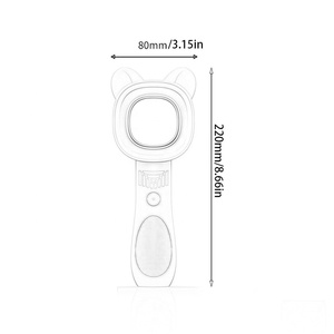 Mùa Hè Dễ Thương Mèo Tai Fan Không Cánh Cầm Tay USB Có Thể Sạc Lại Ngoài Trời Xách Tay Mini Trong Nhà Điện Làm Mát Nhà Tay Người Hâm Mộ - Product Image 2