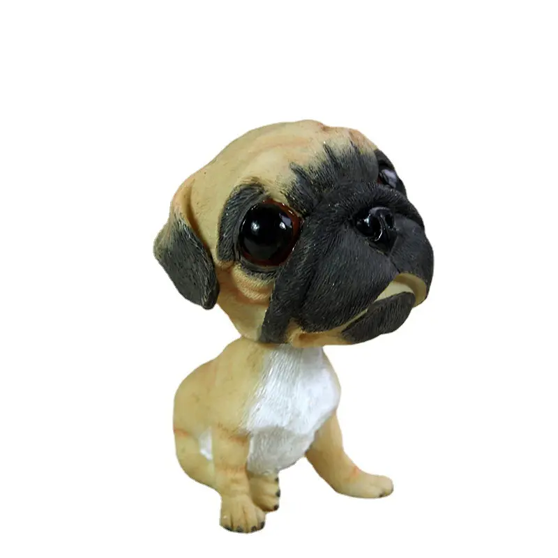 Car interior shaking head ornaments world famous dog car supplies resin holiday gifts gifts home desktop ornaments