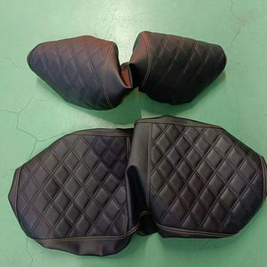 Housse de siège et de dossier en cuir microfibre pour voiturette de golf, compatible avec les modèles précédents, couleur au choix - Product Image 2