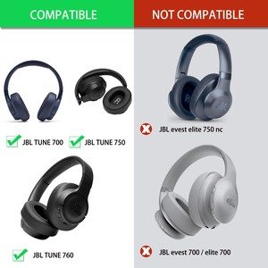 Coussinets d'oreille et bandeau Defean compatibles avec les écouteurs TUNE <span class=keywords><strong>700BT</strong></span> 710BT 700BTNC 750BT 760BTNC - Product Image 2