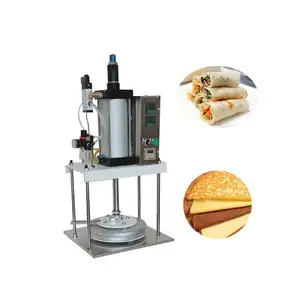 Tortilla manuel roti yapma tedarikçiler otomatik presleme hamur haddeleme pizza basın makinesi