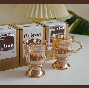 Luxury Cross-Border Design Coffee Scented Atmosphere Cup Candle <strong>Paraffin</strong> &amp; Soy Wax Creative Small Luxury Gift for Christmas - Product Image 4