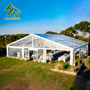 Tente de <span class=keywords><strong>mariage</strong></span> en PVC transparent ignifuge 25x40m 25x50m, <span class=keywords><strong>chapiteau</strong></span> en aluminium pour événements extérieurs, anniversaires et fêtes toutes saisons - Product Image 6
