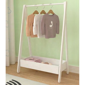 Costume de jeu en <span class=keywords><strong>bois</strong></span> <span class=keywords><strong>rose</strong></span> personnalisé pour tout-petits stockage de vêtements garde-robe pour enfants avec miroir et <span class=keywords><strong>armoire</strong></span> - Product Image 6